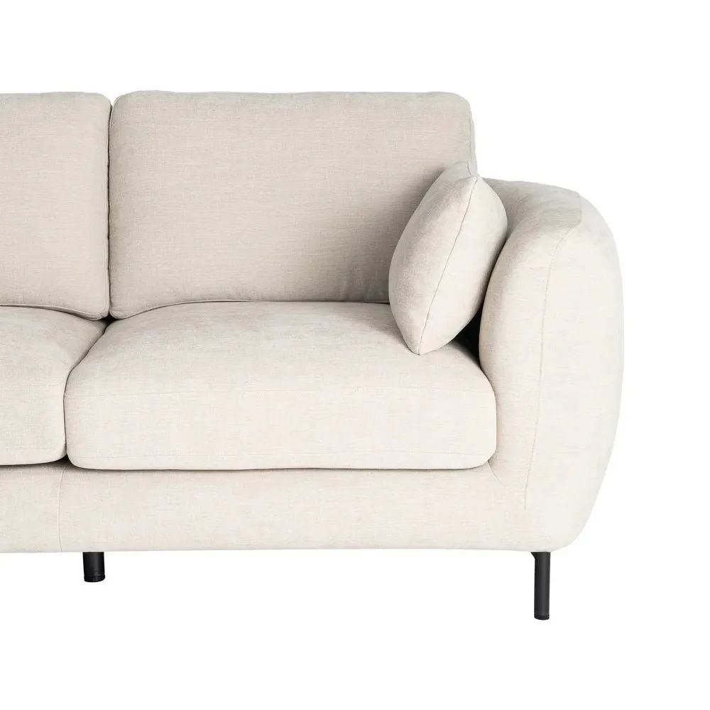 2 Seater Cream Sofa - Image 3