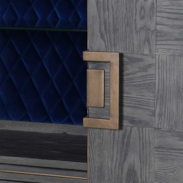 Agartha Taupe Squares Bar Cabinet - Image 3