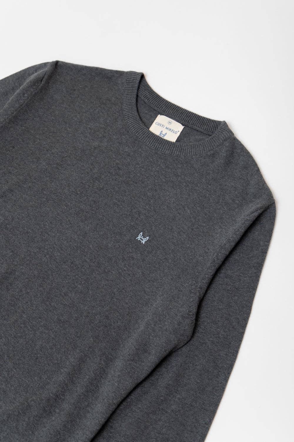Basic Grey Round Neck Jersey - Image 4