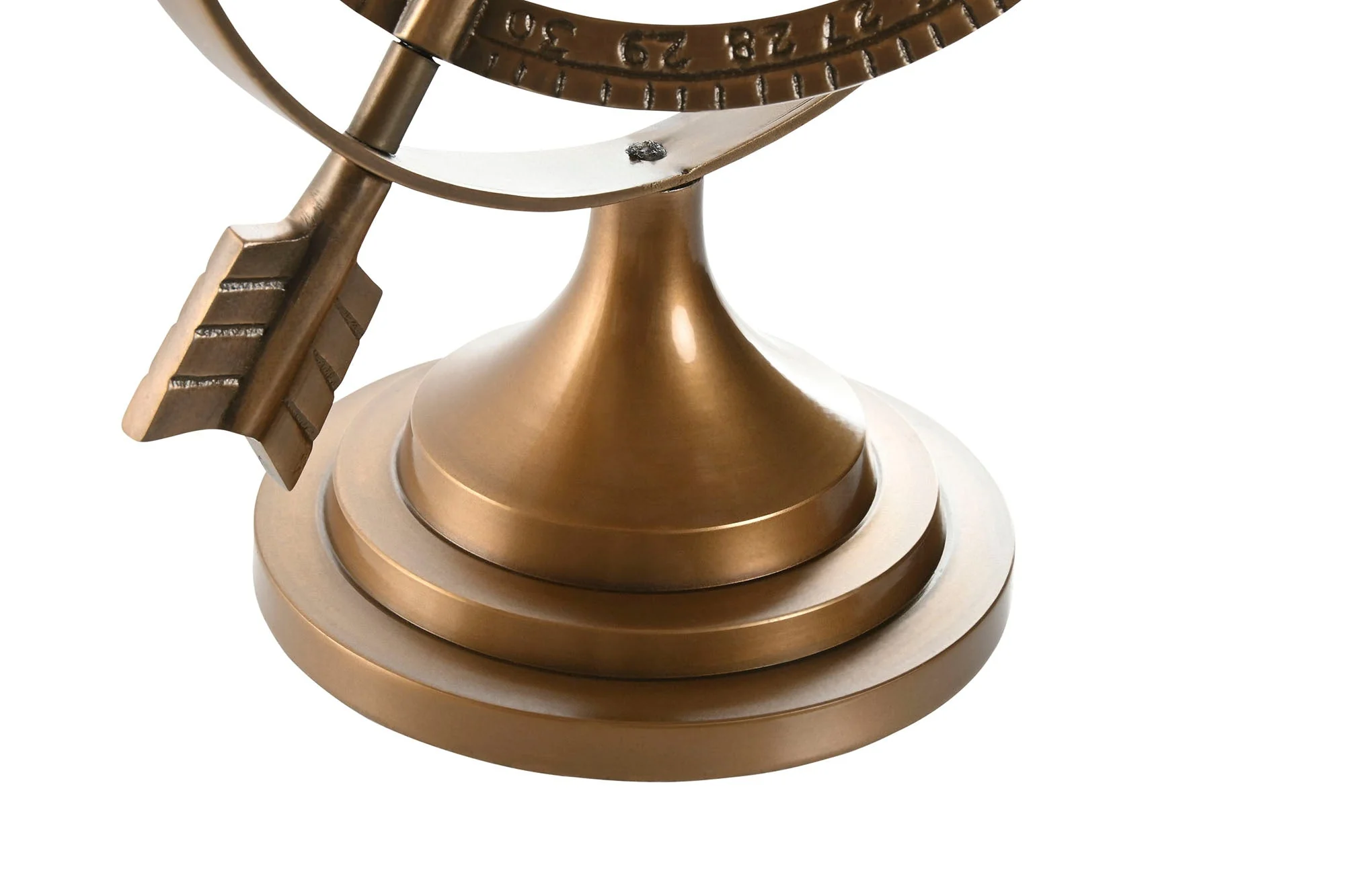 Bronze Aluminium Antique Globe - Image 3