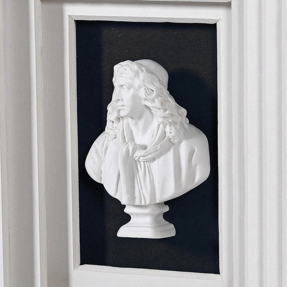 Elegant Miniature Bust Wall Art for Home Decor - Image 3