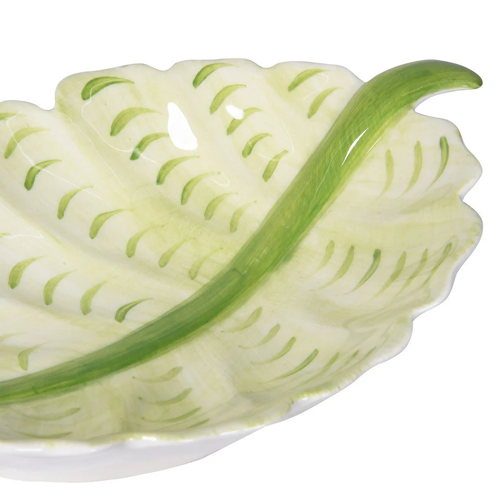 Elm Ceramic Leaf Bowl - Image 3