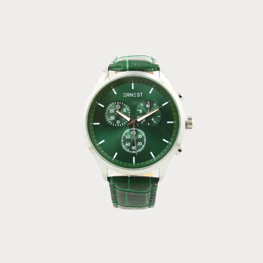 Ernest Watch Vert - Men's Wrist Watch | Analog Timepiece - Image 5
