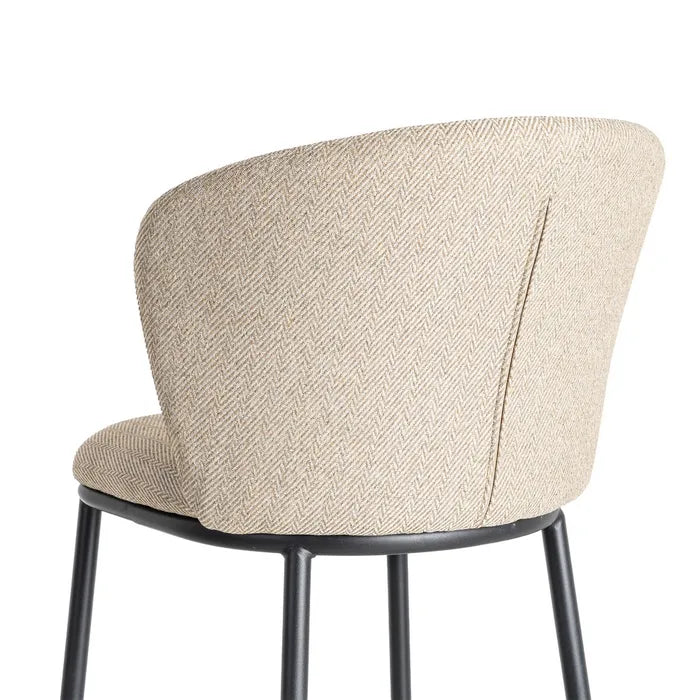 Fabric Stool Spike Beige - Stylish Seating Solution - Image 5