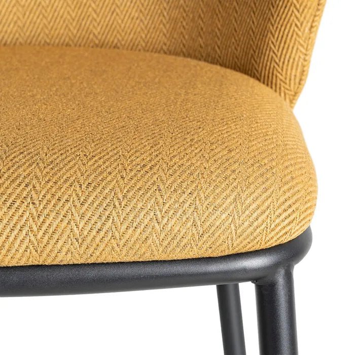Fabric Stool Spike Mustard - Stylish and Functional Seating - Image 7