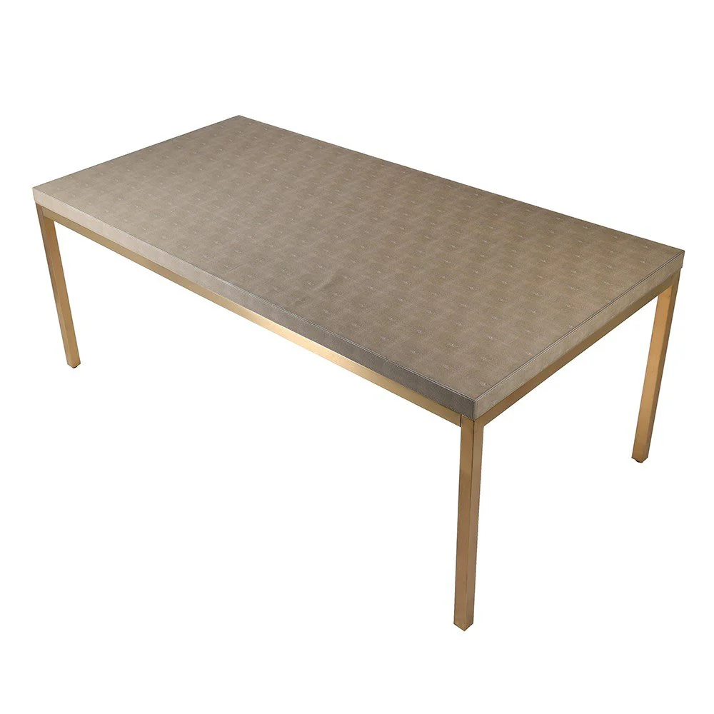 Finesse Faux Shagreen Dining Table - Image 3