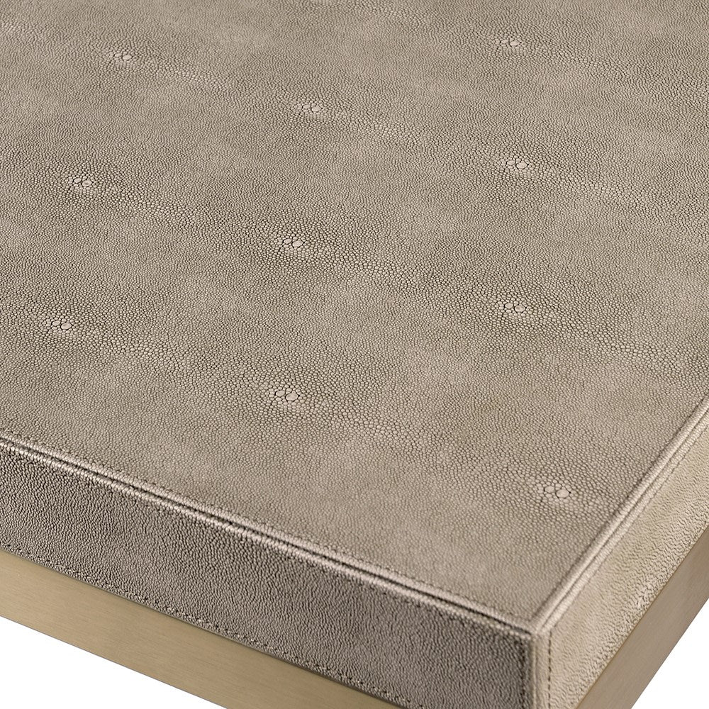 Finesse Faux Shagreen Dining Table - Image 4