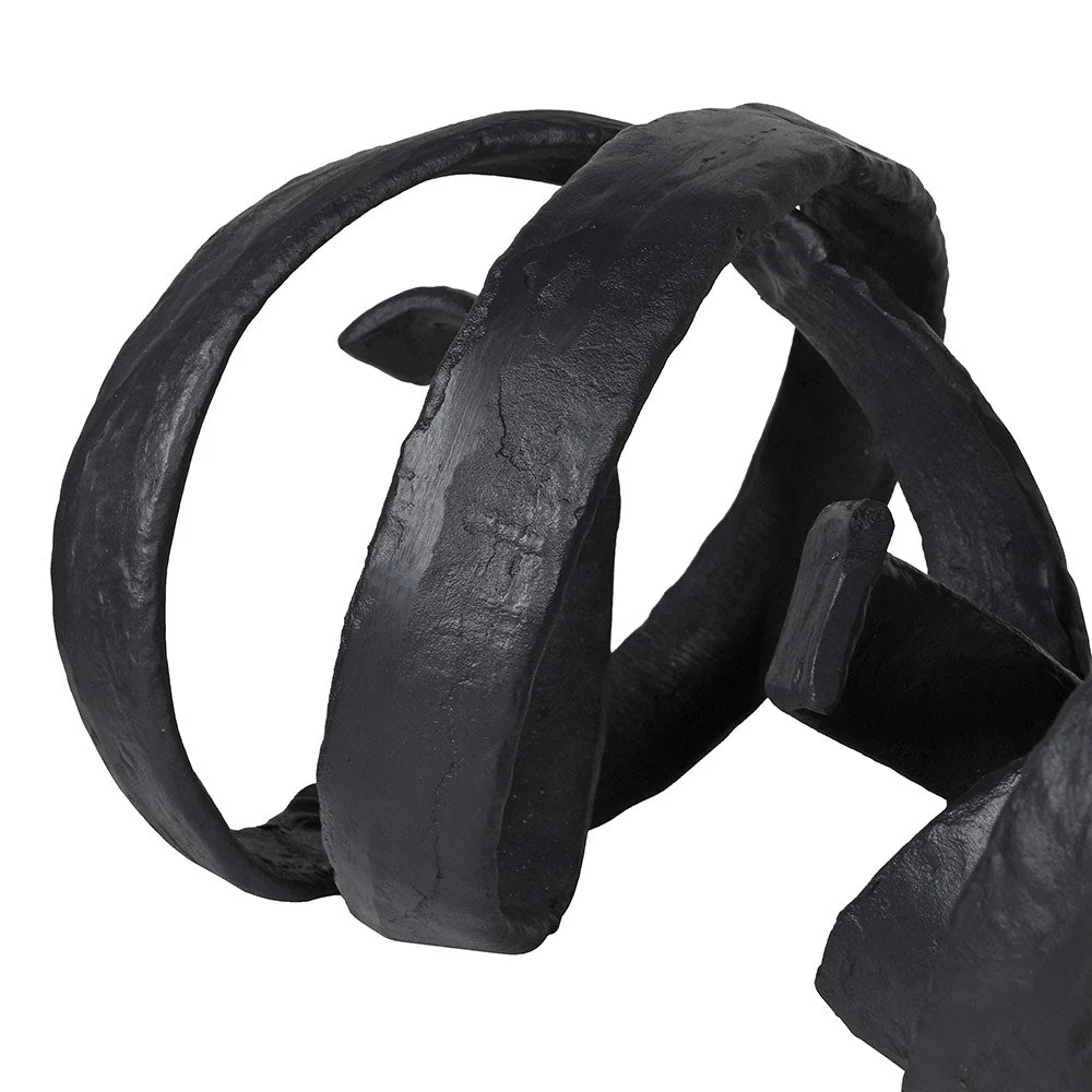 Forged Bronze Swirl Decorative Art - Image 4