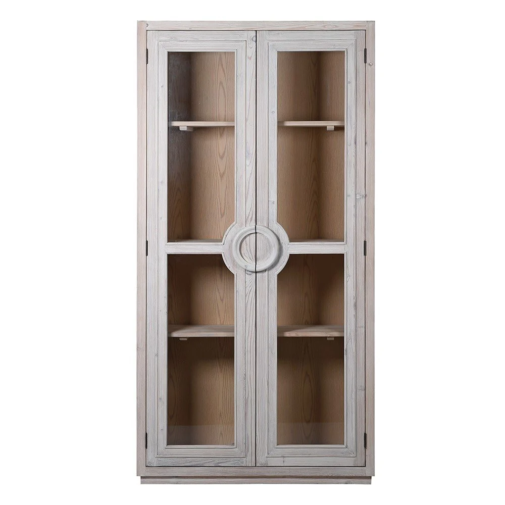 Glass Fronted 2 Door Cabinet - Image 2