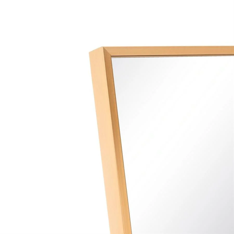 Gold Aluminium Frame Standing Mirror - Image 4