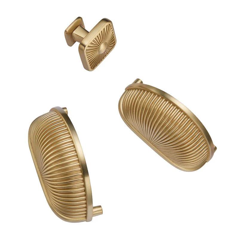 Gold Knob Handle 3625 - Image 2