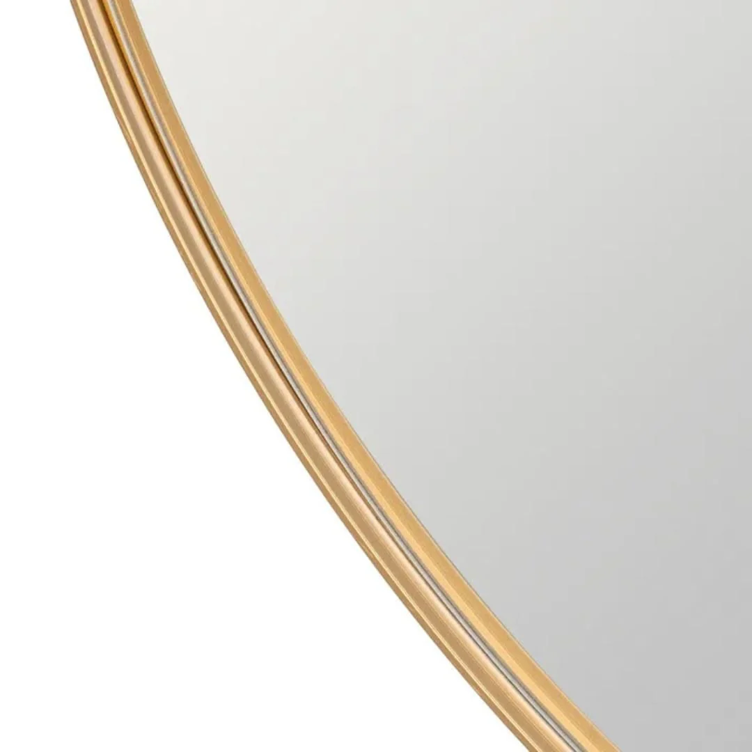 Gold Line Round Mirror - 120cm - Image 4