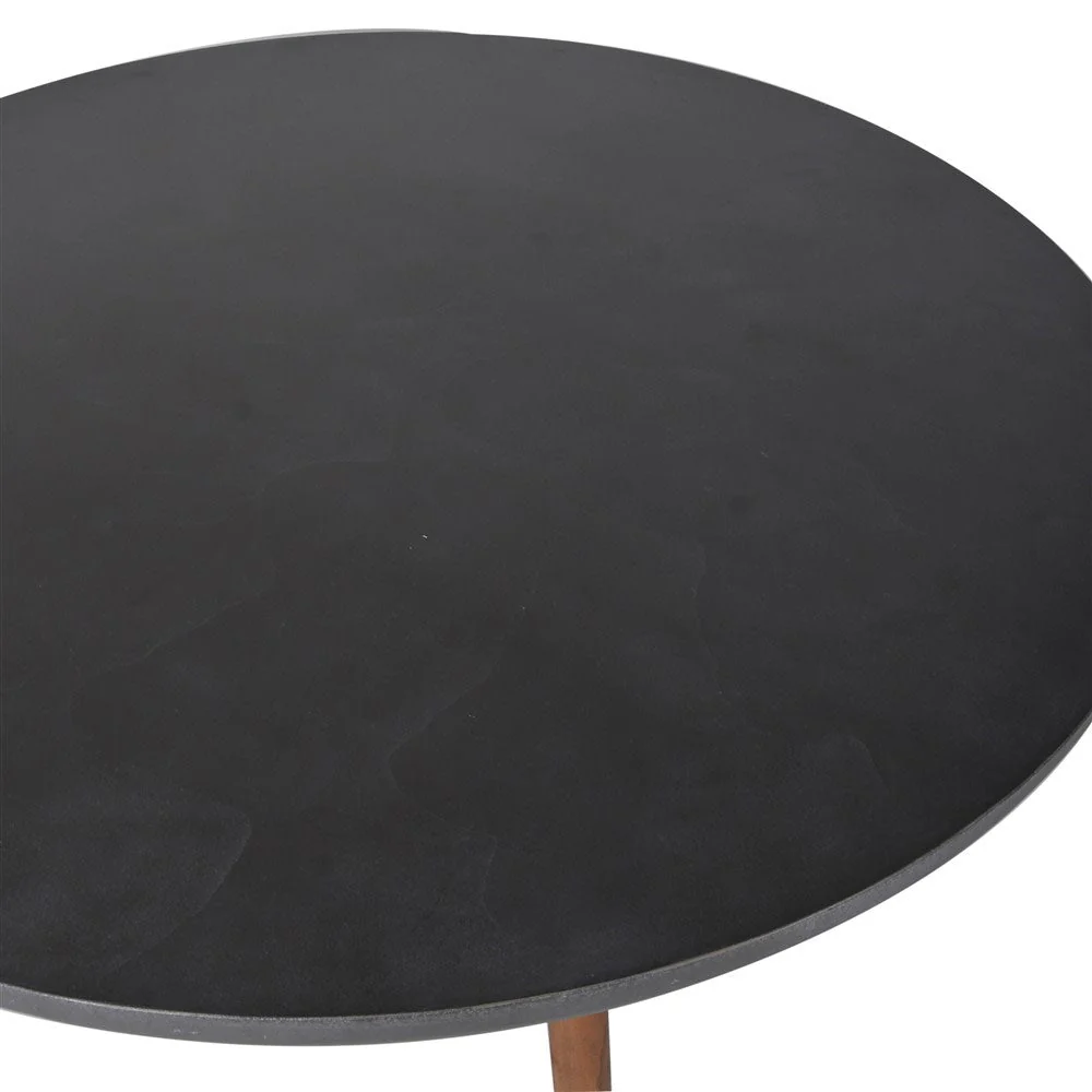 Grey Round Dining Table - Image 2