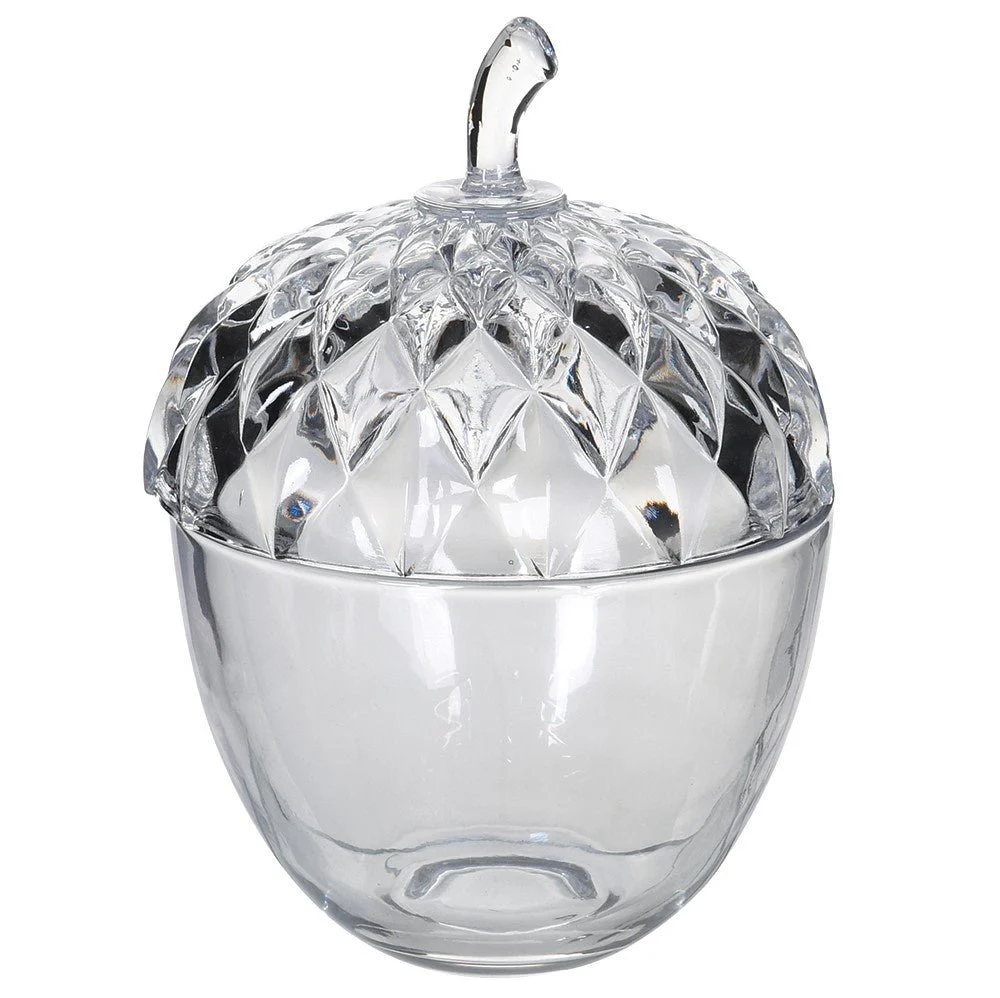 Hazelnut Glass Jar - Elegant and Functional Storage Solution