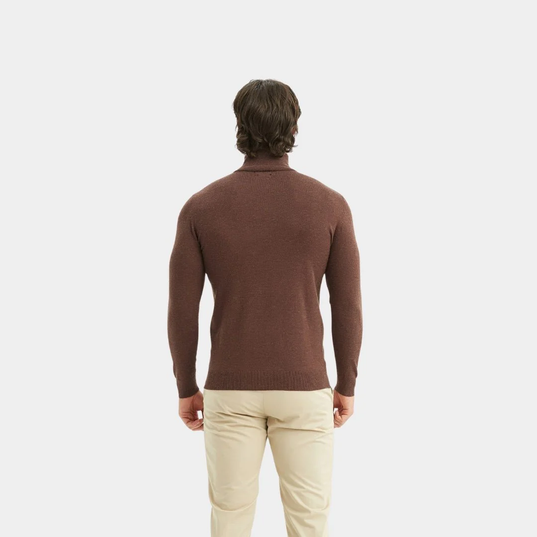 Luxury Zip Neck Sweater - Cashmere Touch - Image 21