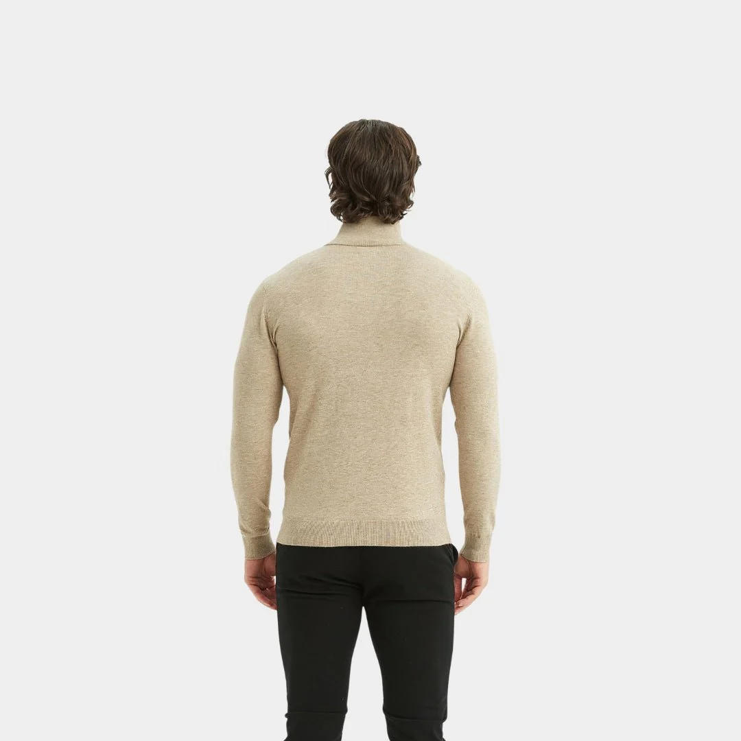 Luxury Zip Neck Sweater - Cashmere Touch - Image 22