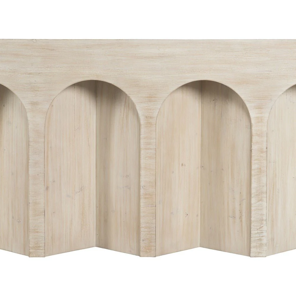 Mango Wood 5 Legged Console Table - Image 3