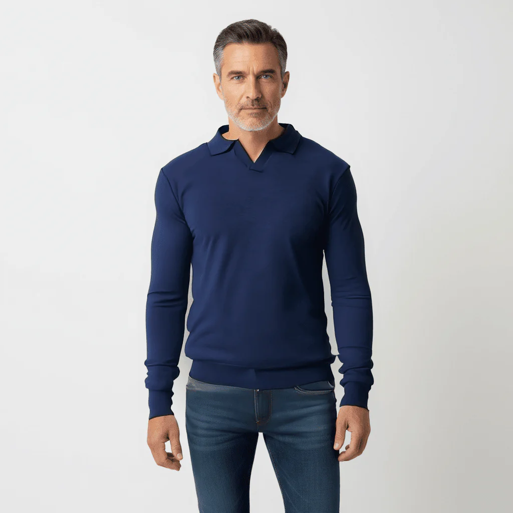 Men's V-Neck Sweater - Image 4