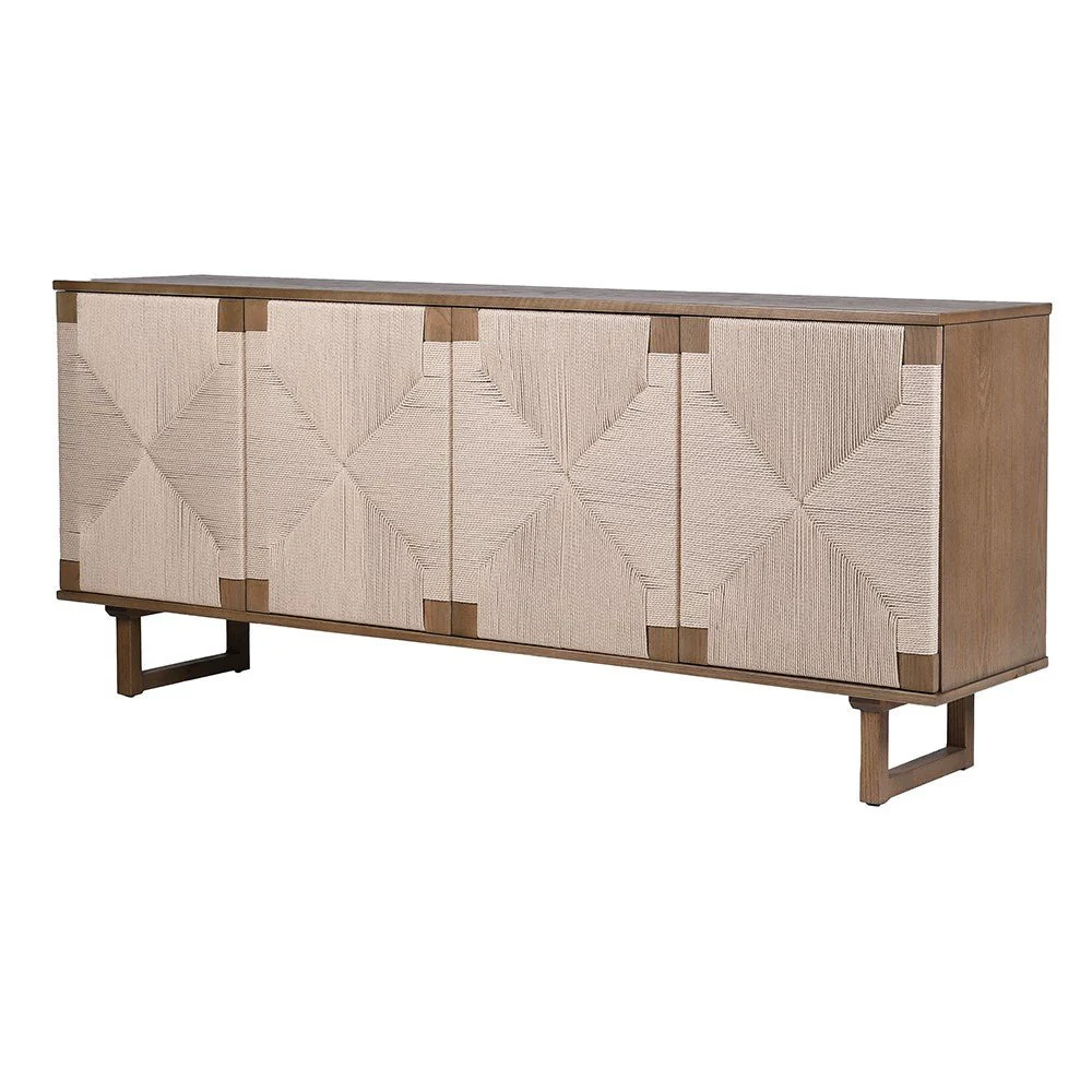 Newo Sideboard - Oak & Oak Veneer Storage Solution