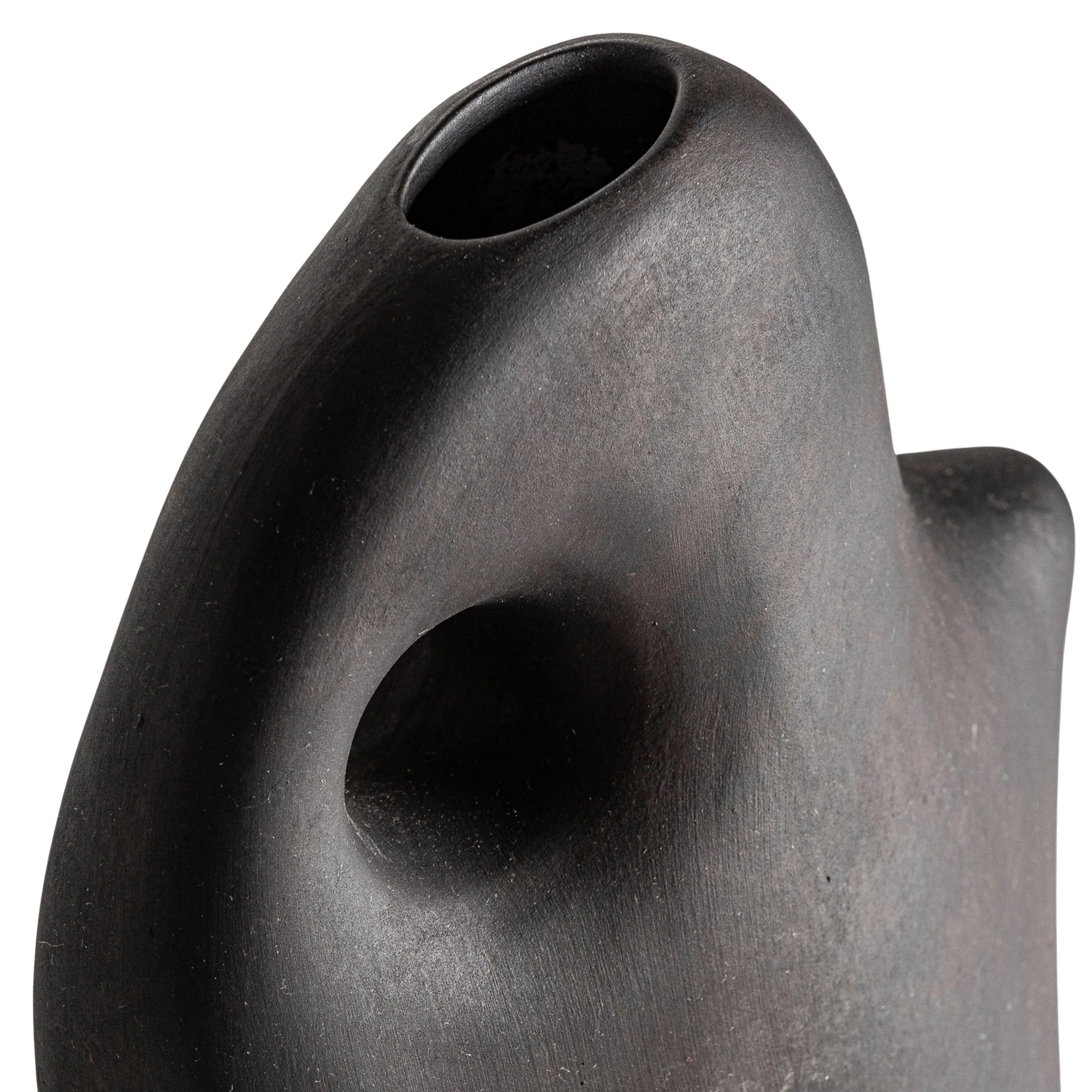 Noah Vase - Elegant Black Ceramic Design for Sophisticated Decor - Image 2