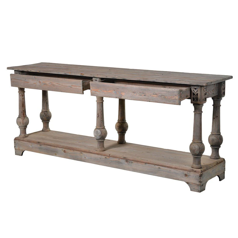 Olympia Reclaimed Pine Console - Image 4