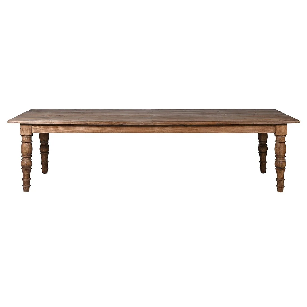 Oversized Reclaimed Elm Dining Table - Image 2