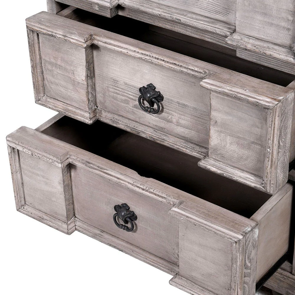 Paros 3 Drawer Bedside - Image 4