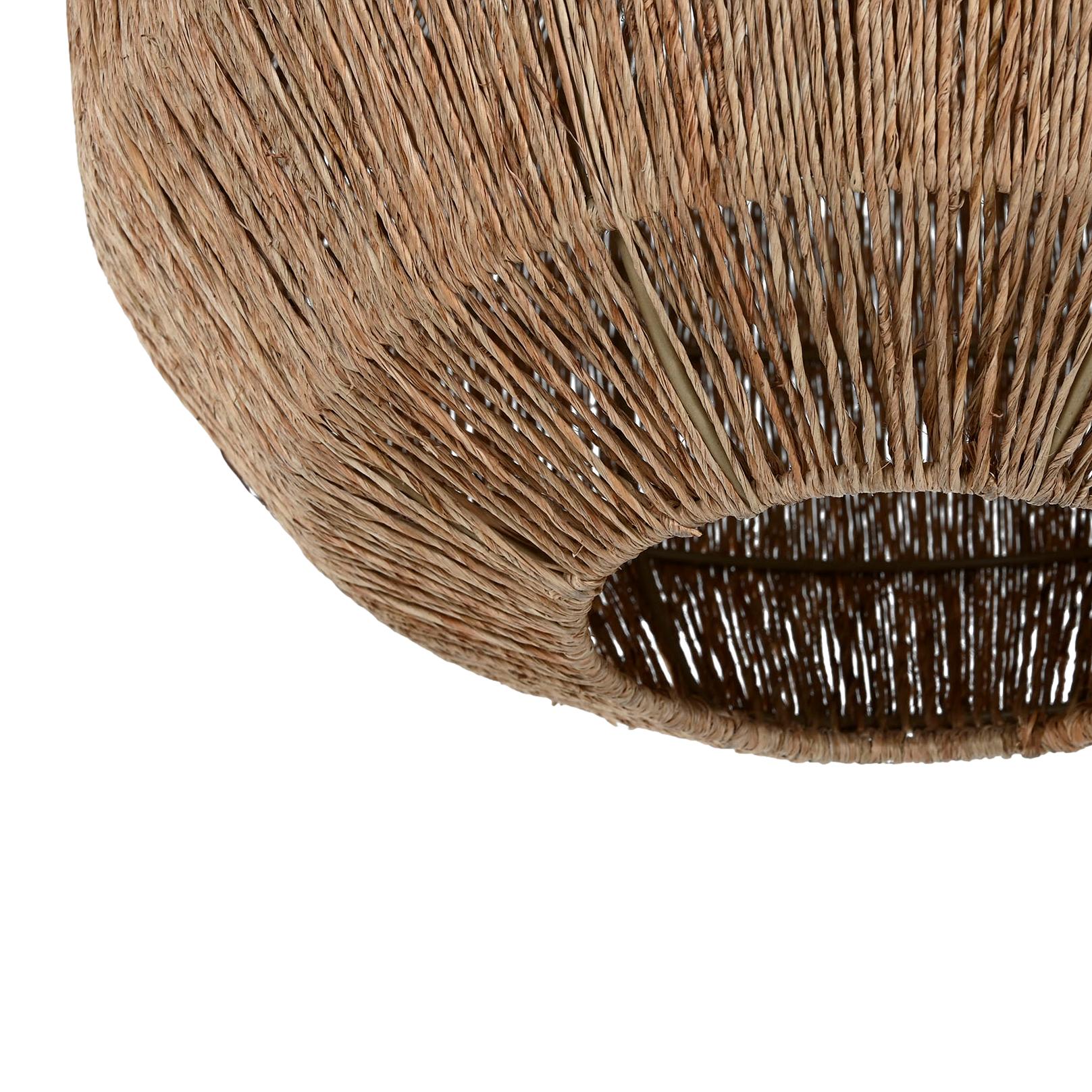 Round Jute Pendant Lamp - Image 4