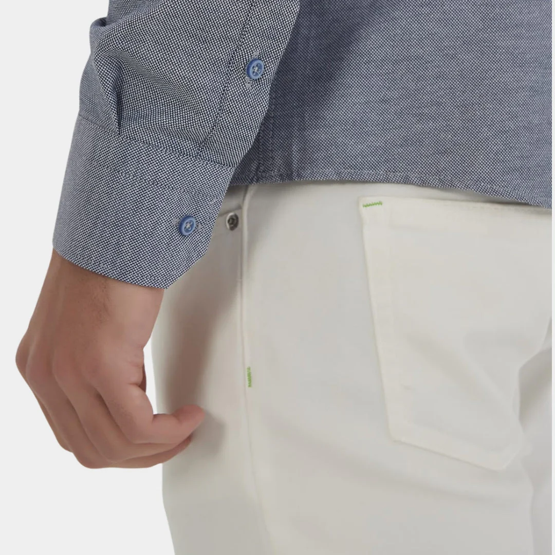 Royal Blue Plain Formal Shirt - Comfort Fit - Image 4