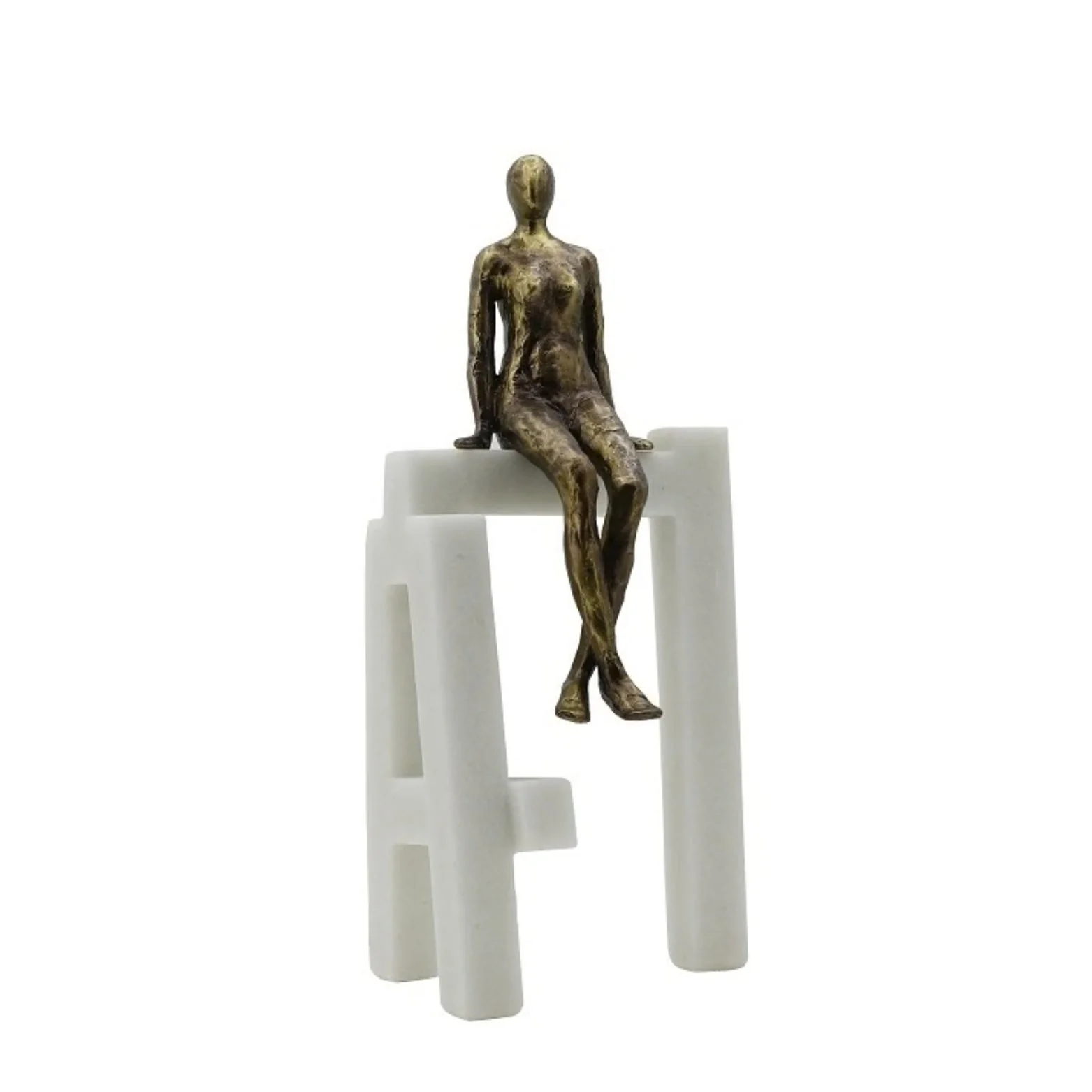 Sitting Figure on Wall