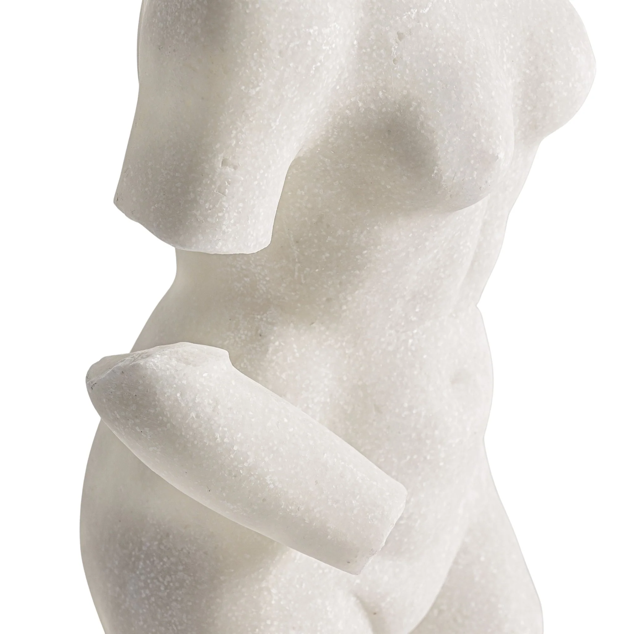 Thela Bust - Contemporary White Resin Sculpture - Image 2