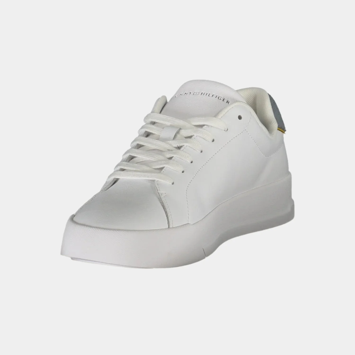 Tommy Hilfiger Sneakers - White Leather Lightweight Low Top Sneakers - Image 3
