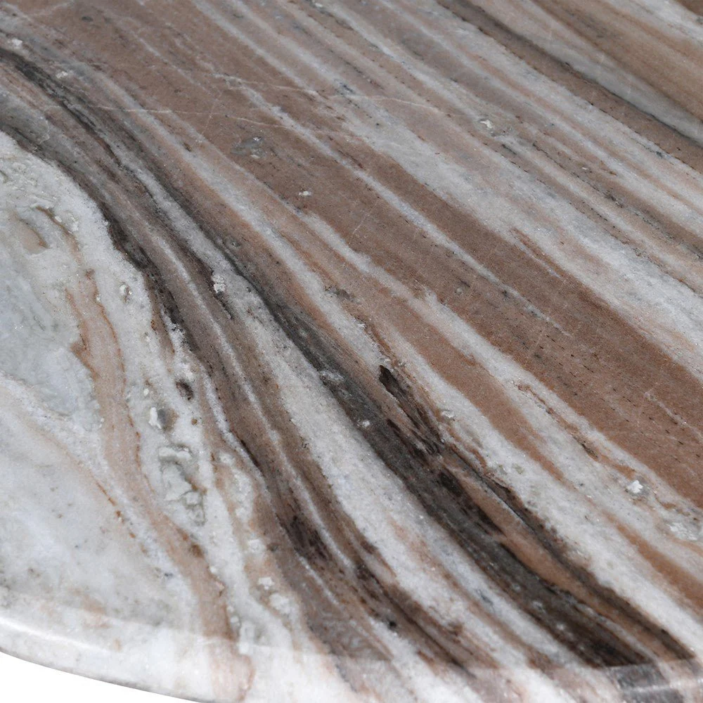 Viarla Marble Console - Elegant Marble and Iron Design - Image 2