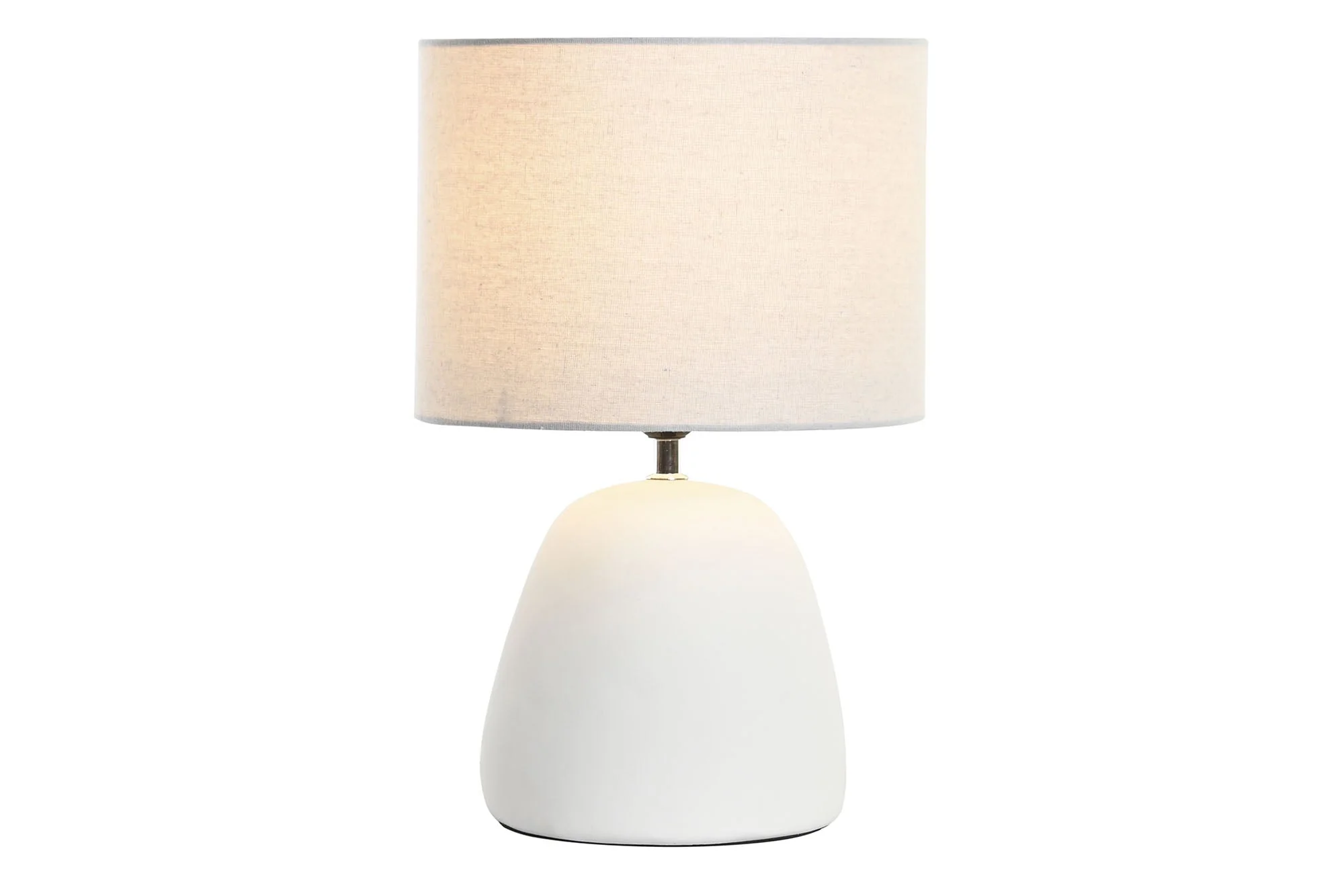 White Bobble Base Table Lamp - Image 3
