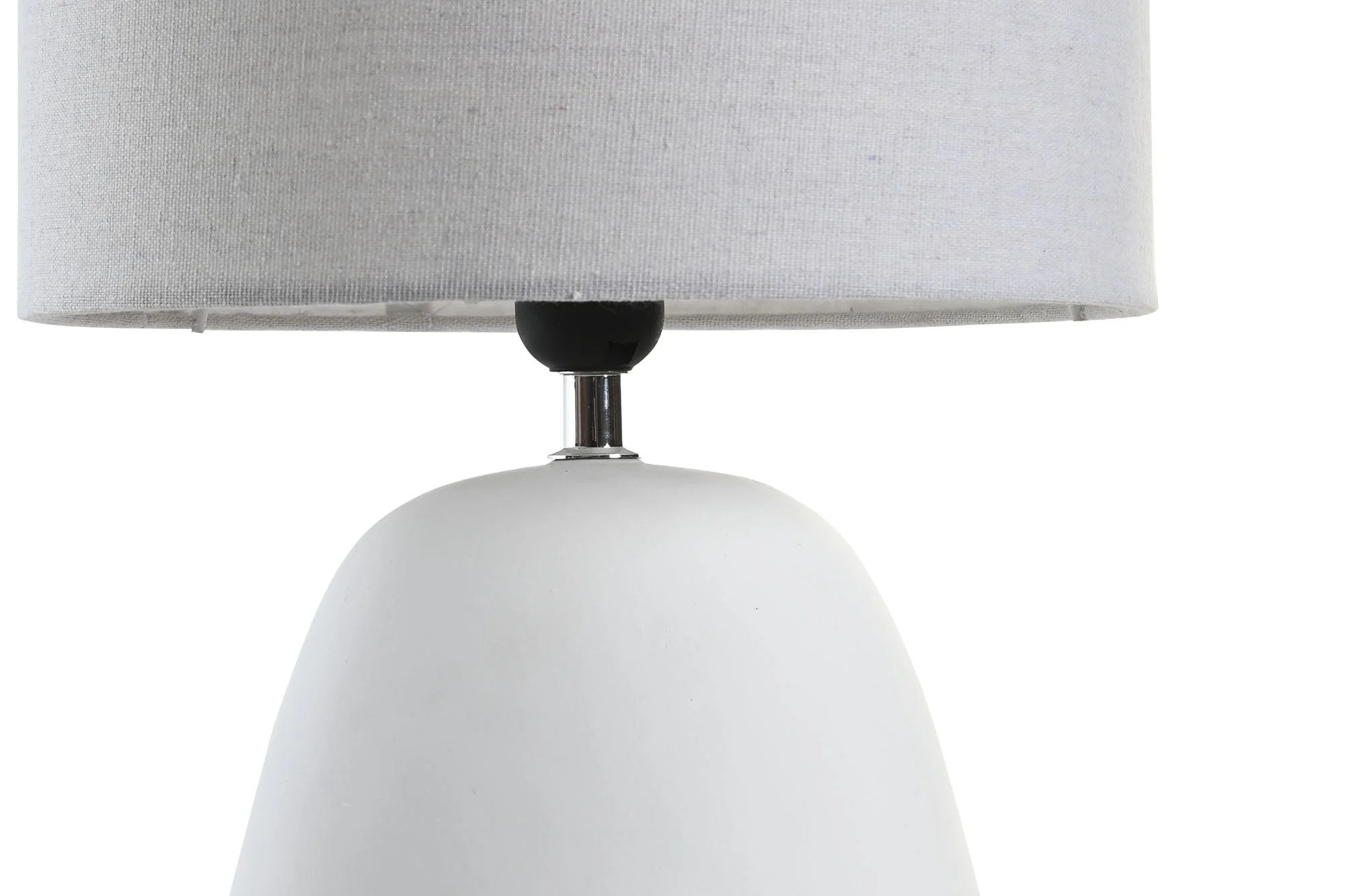 White Bobble Base Table Lamp - Image 4