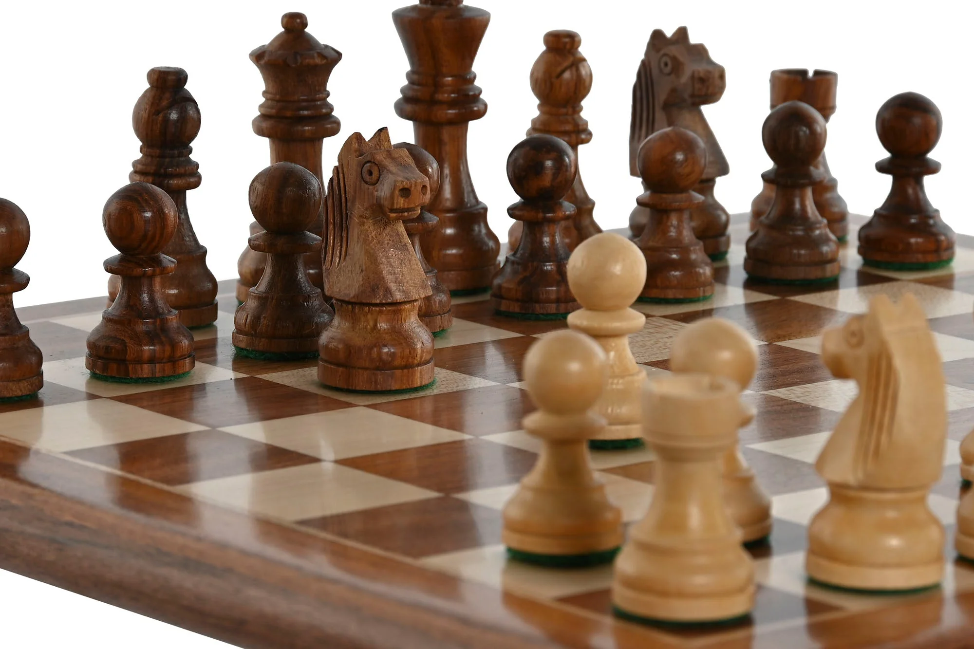 Wooden Acacia Chess Board - Image 3